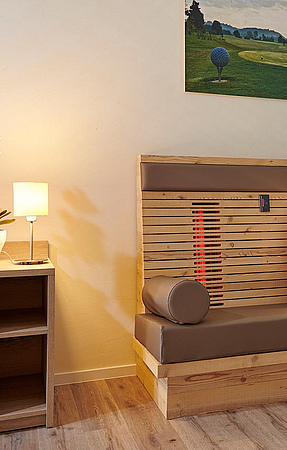 Bachhof Resort, Doppelzimmer Typ Gäuboden Wärmebank