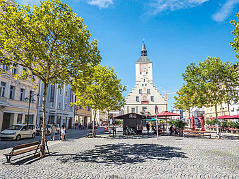 Umgebung des Bachhof Resorts | Deggendorf Stadtplatz