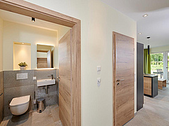 Bachhof Resort, Ferienwohnung Badezimmer