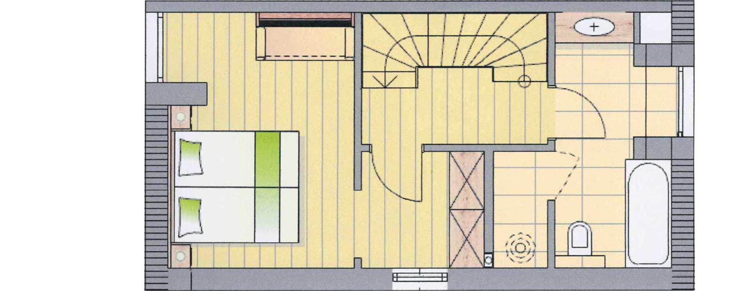 Lageplan Obergeschoss