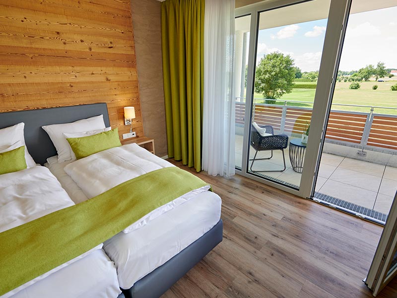 Bachhof Resort, Bachhof Suite Schlafzimmer
