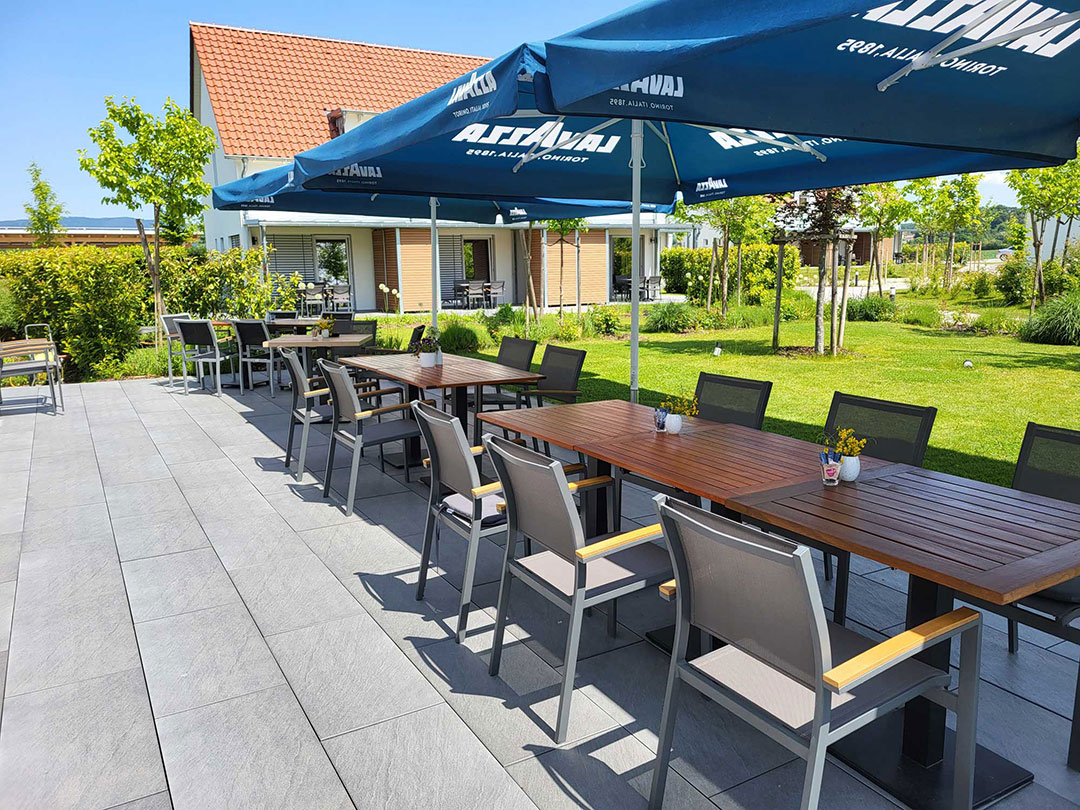 Außenansicht der Terrasse